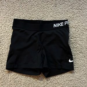 Nike Pro fitted black shorts SMALL